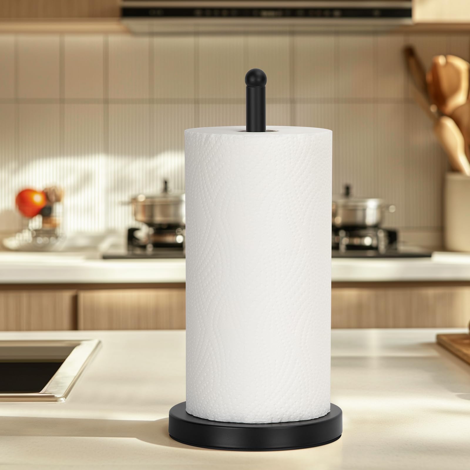 simplywire - Black Flat Wire Kitchen Roll Holder : Amazon.co.uk: Home ...