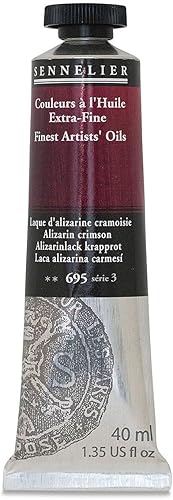 Sennelier Pintura al óleo Artists Color, 1.35 onzas líquidas (paquete de 1), Alizarin Crimson S3