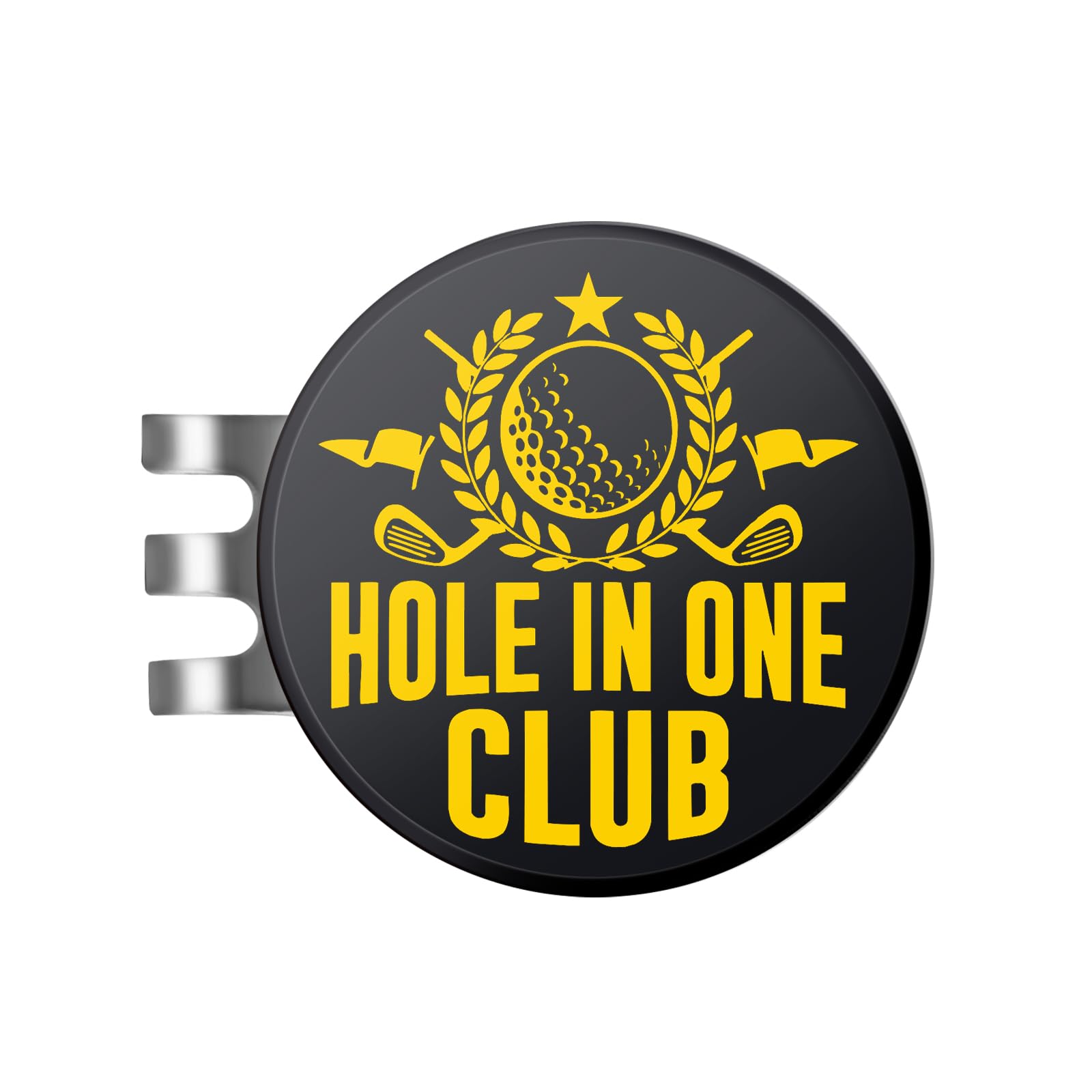Golf Ball Marker Hat Clip, Funny Golf Accessories, Golf Gifts for Men 25 MM
