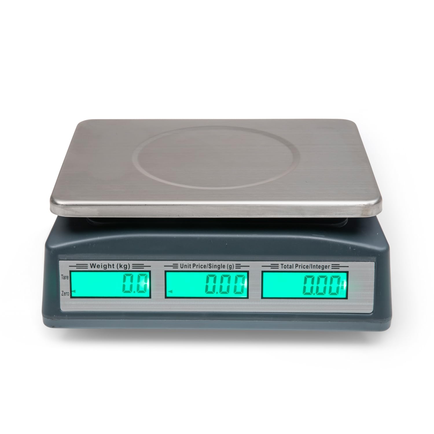 DIGITALWAAGE 30 kg, Elektronische Waage mit 1,0 g Auflösung, Profiwaage mit 3 Anzeigen und Stückzählfunktion, Präzises, robustes und langlebiges Arbeitsgerät