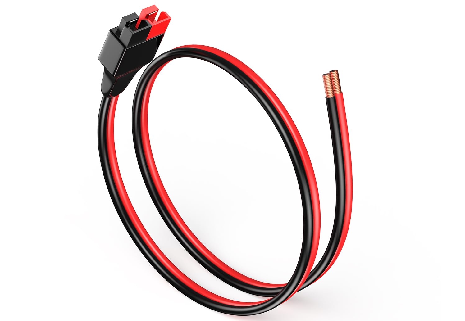 12AWG 3FT Anderson Plug Connector Cable, Battery Cable with Anderson 30 Amp Connector, Quick Connect Anderson Wire for Portable Solar Generators,