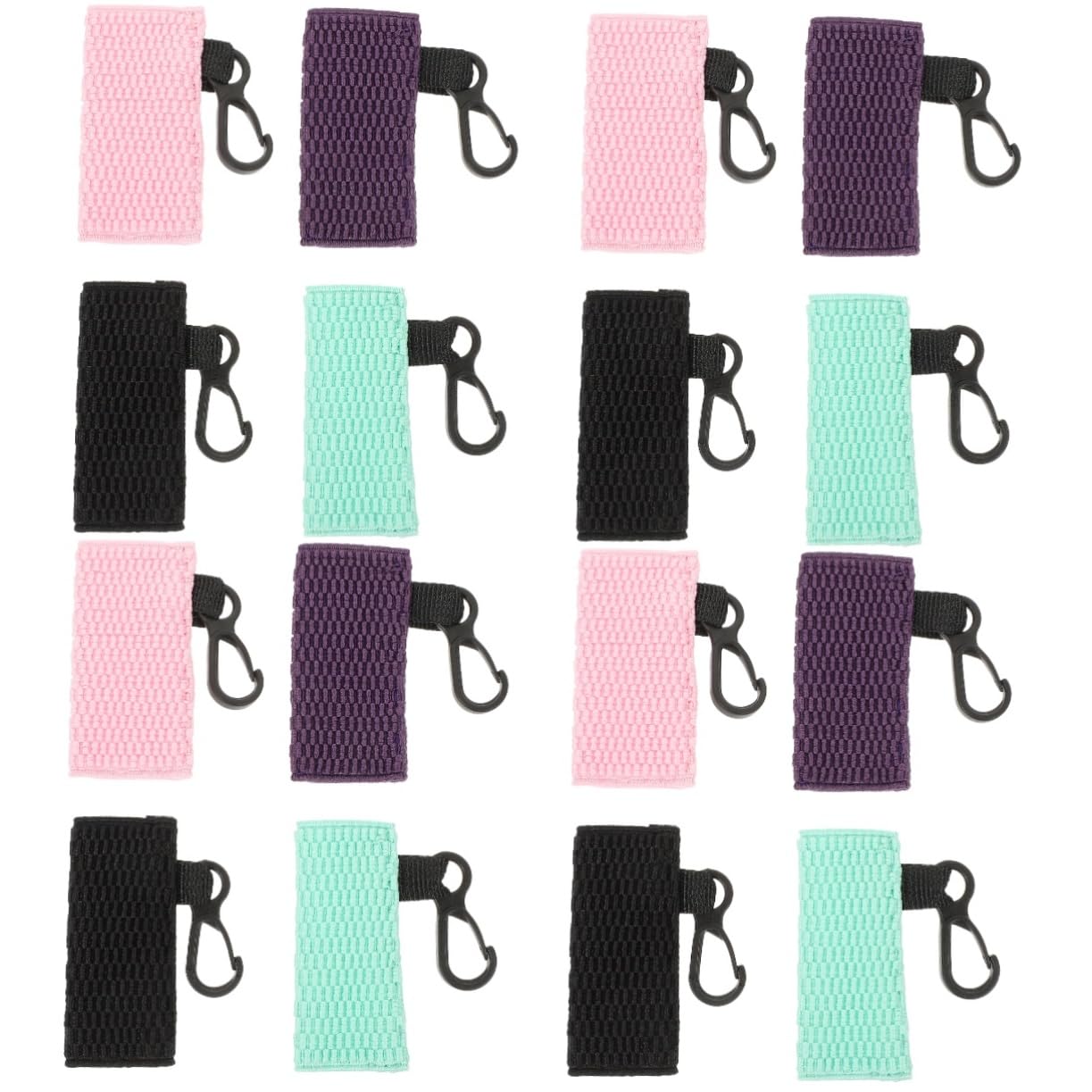 FRCOLOR 16 Pezzi Custodia Per Per Le Labbra Cordini Per Le Donne Rossetto Lucido Regalo Delle Donne Copertura Per Il Trasporto Per Le Labbra Protettore Portachiavi Per Le