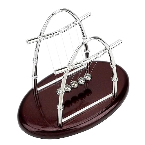 Small Newton's Cradle Metal Pendulum Ball Physics Science Pendulum Desk