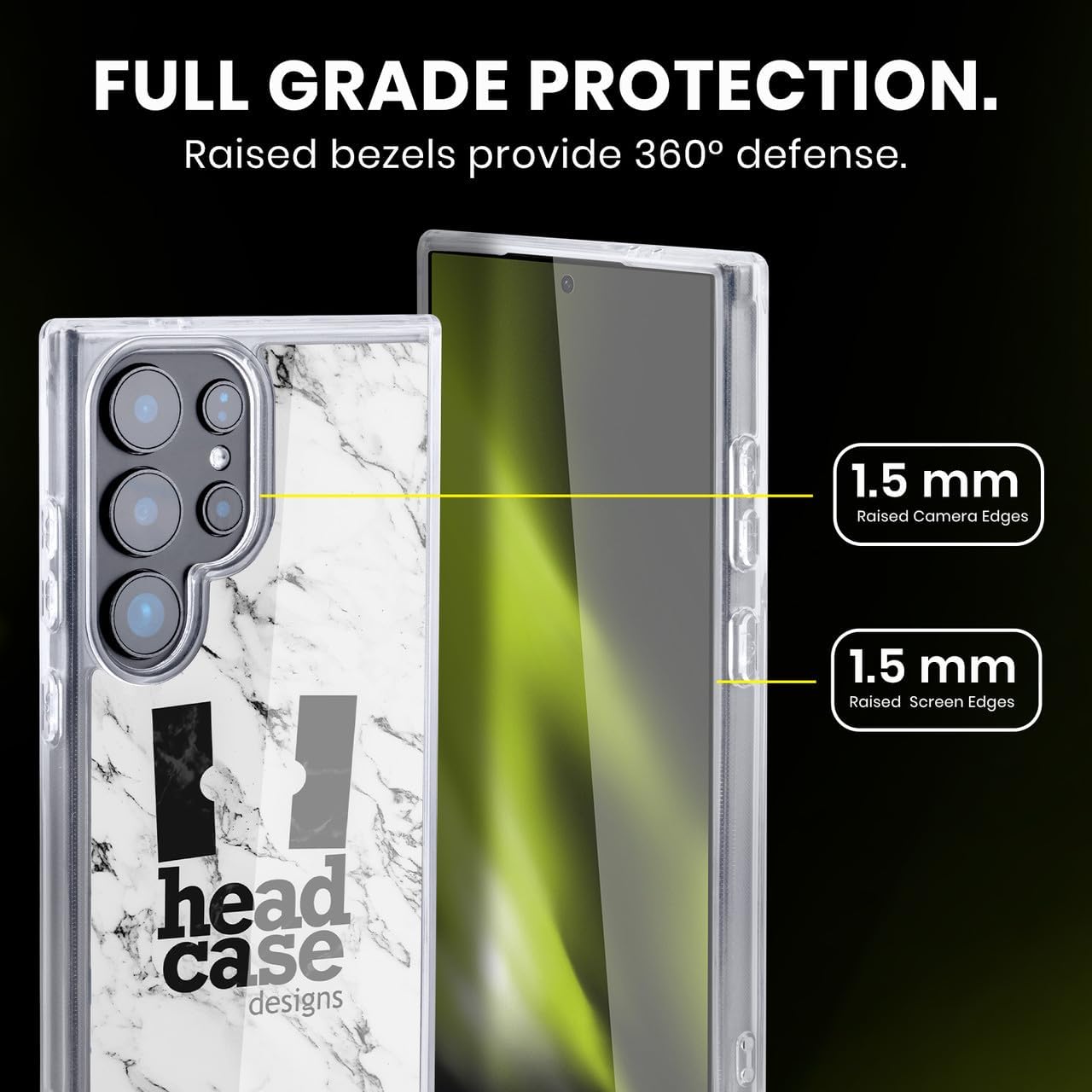 Head Case Designs Officially Licensed Arsenal FC Ben White 2023/24 First Team Gel Case [Military Grade Protection] Compatible with Samsung Galaxy S23 Ultra 5G and Compatible with MagSafe