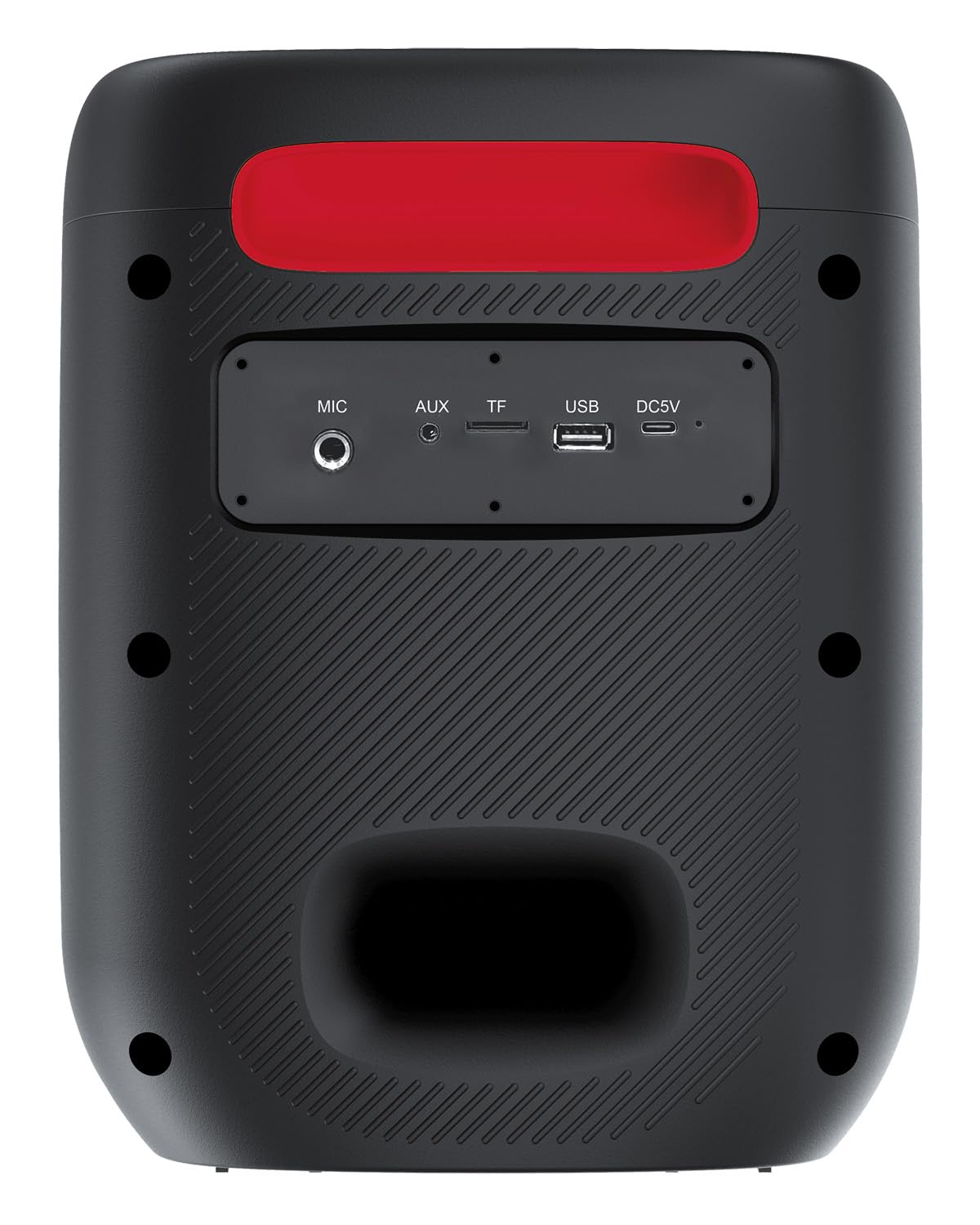 Kenwood AS-P200BT Party Speaker Portatile 50W RMS con Woofer 165mm, 2 Tweeter, DSP, Bluetooth, USB, microSD, AUX-IN, ingresso microfono, luci LED multicolore, batteria fino a 10h, modalità TWS Stereo