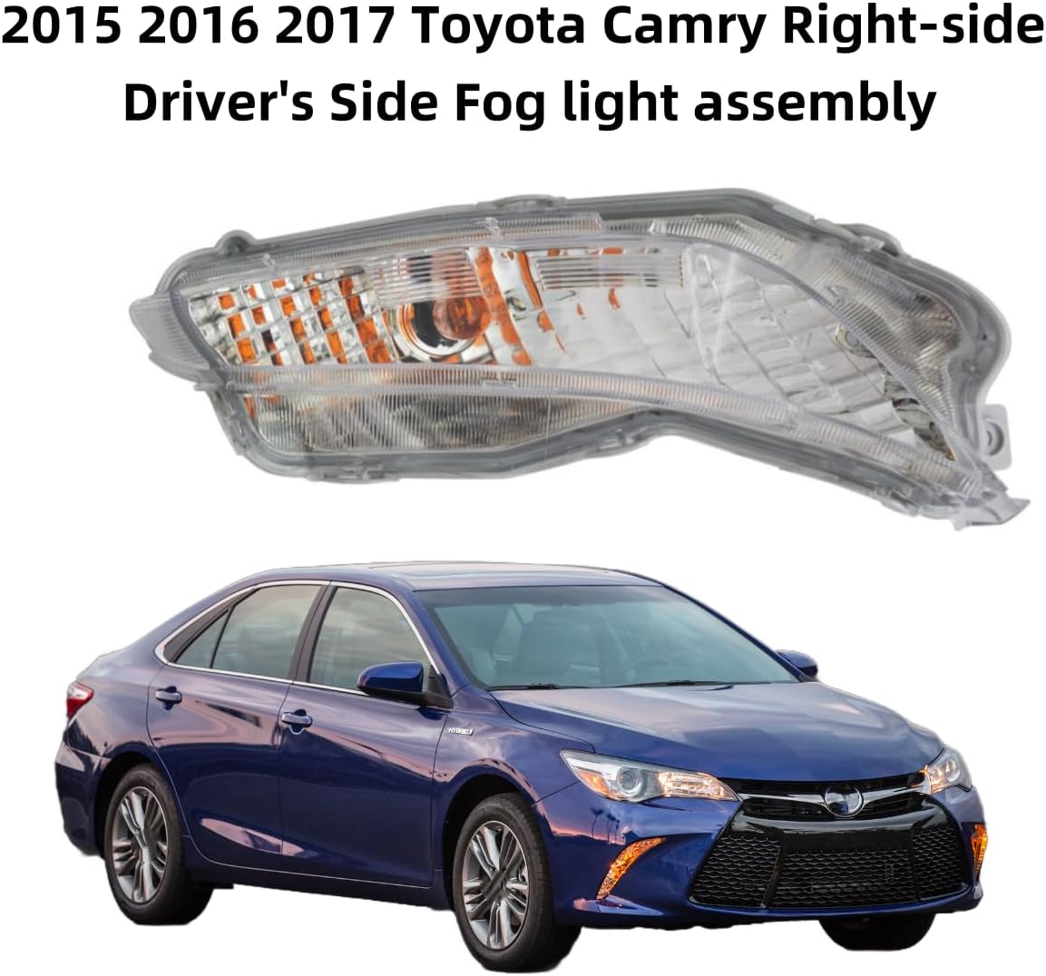 Replacement for the right front fog lights of 2015-2017 model Toyota Camry SE and LE TO2531153 81510-06050