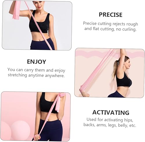 Miniatura 8 de GLSTOY 2 correas de yoga elásticas para entrenamiento bandas de resistencia para ejército accesorios de yoga bandas elásticas para la cadera bandas