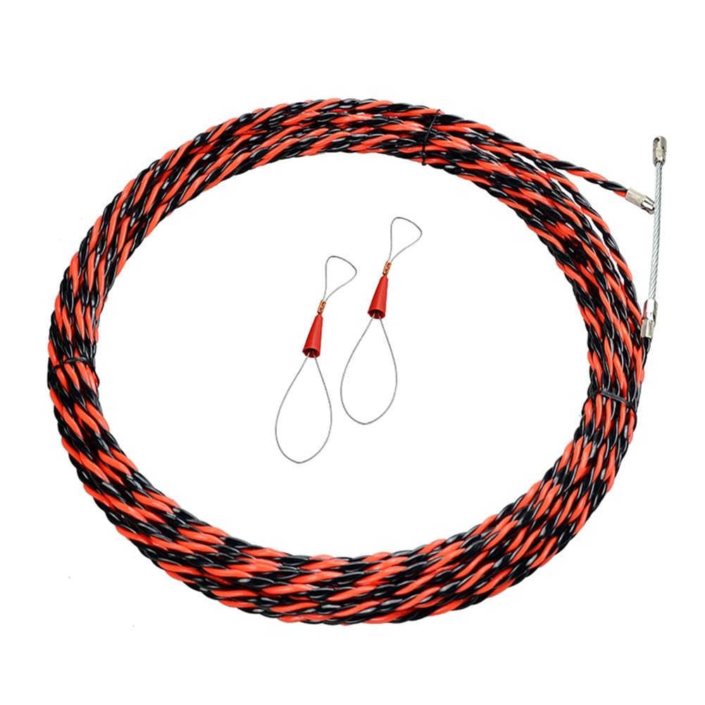 Turodeuo Electrician Threader Set Lead Tool Electrician Threader Set Tool Cable Lead Tool 20M Cable Wire Guide 3-Strand Wall Threader Cable Stringer
