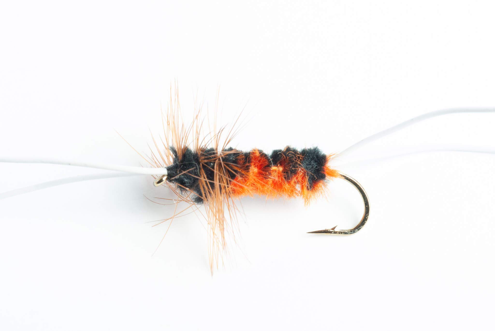 Blue Wing Olive Bitch Creek Nymph Fly, 6-Pack (Orange, #8)