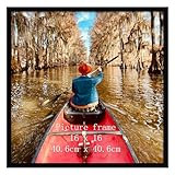 Giftgarden 16x16 Picture Frame Black, 16 by 16 Thin Square Poster Photo Frame for Wall Display, Single