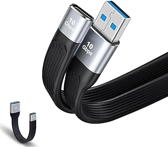 Critin USB C Male to USB 3.0 Female Adapter - 10Gbps, Thunderbolt3 Compatible OTG Cable for PCs and Laptops