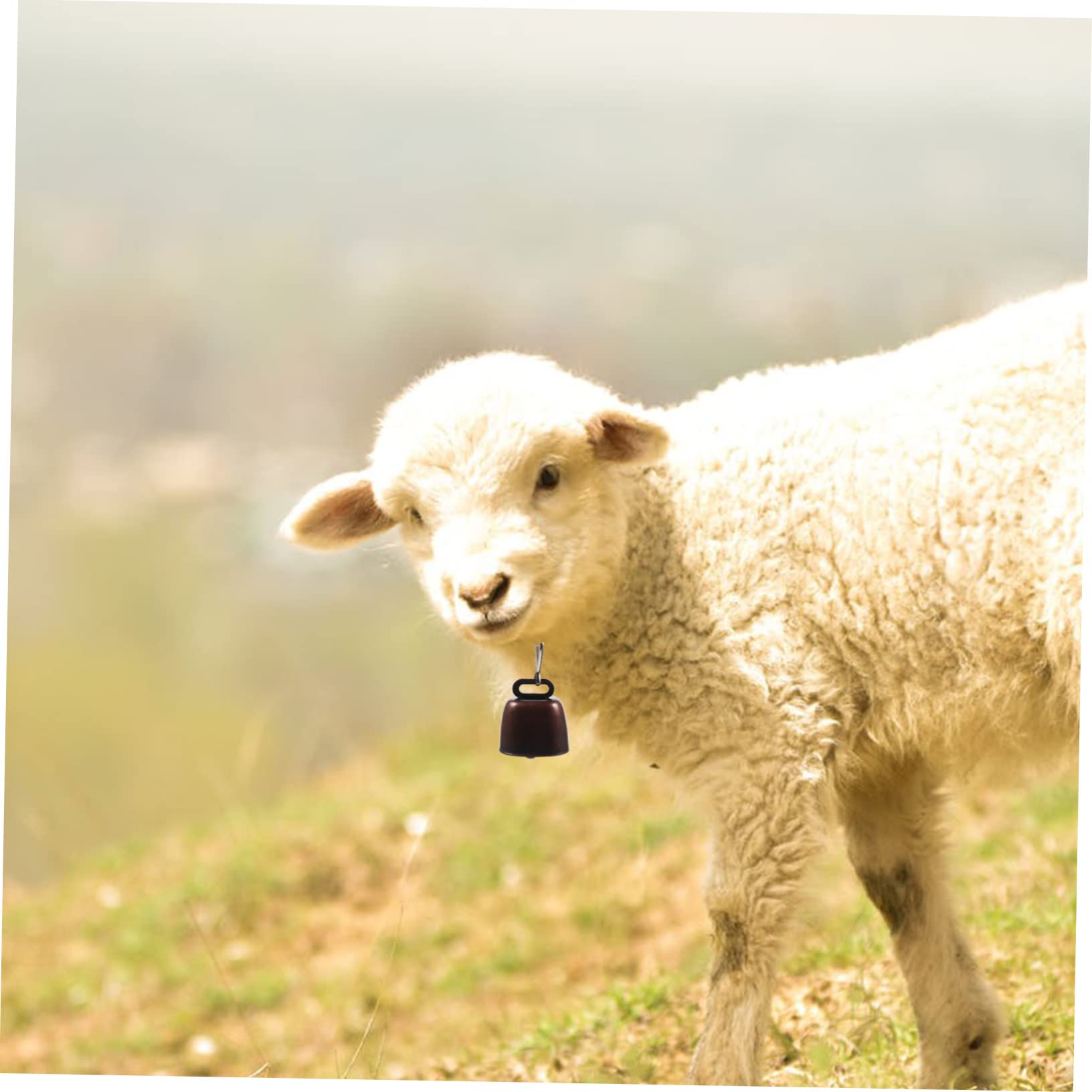 Veemoon 3PCS Metal Goat Bells with Hanger - Loud Copper Sheep Bells for Grazing Farm Animals