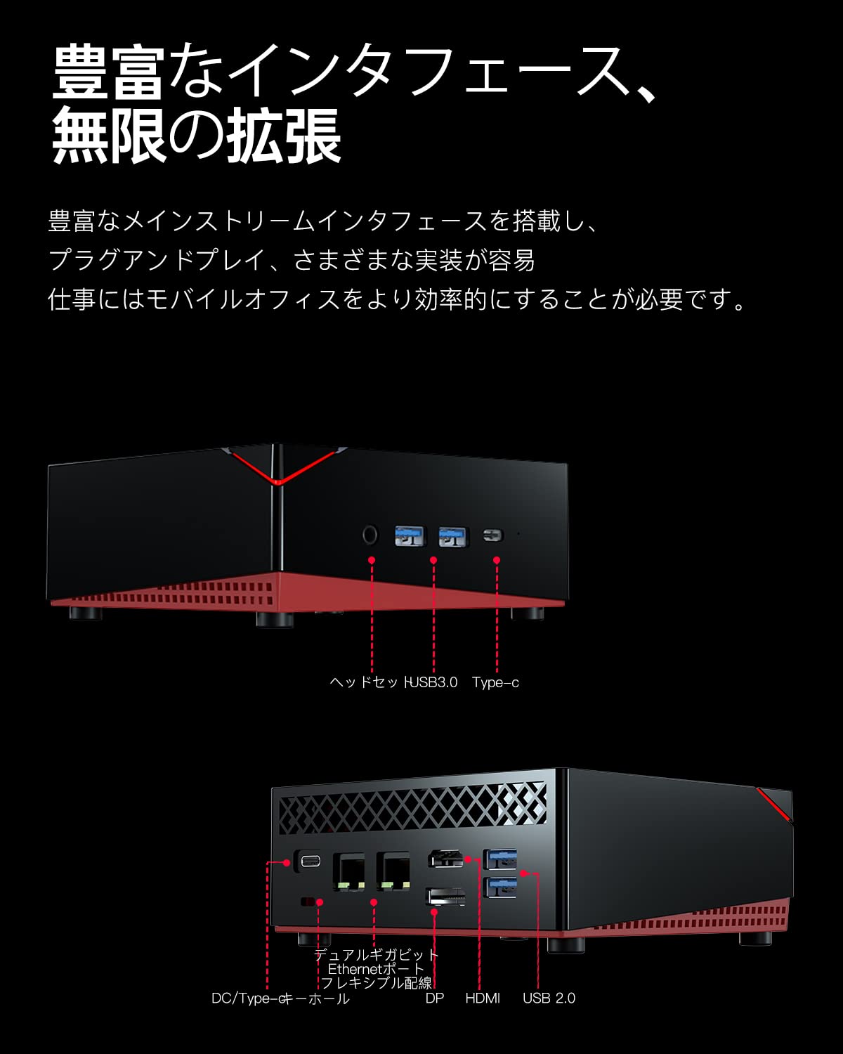 mouseCT6 AMD Ryzen5 4500U メモリ32GB　SSD1TB mouseCT6 AMD Ryzen5 4500U メモリ32GB SSD1TB デスクトップPC