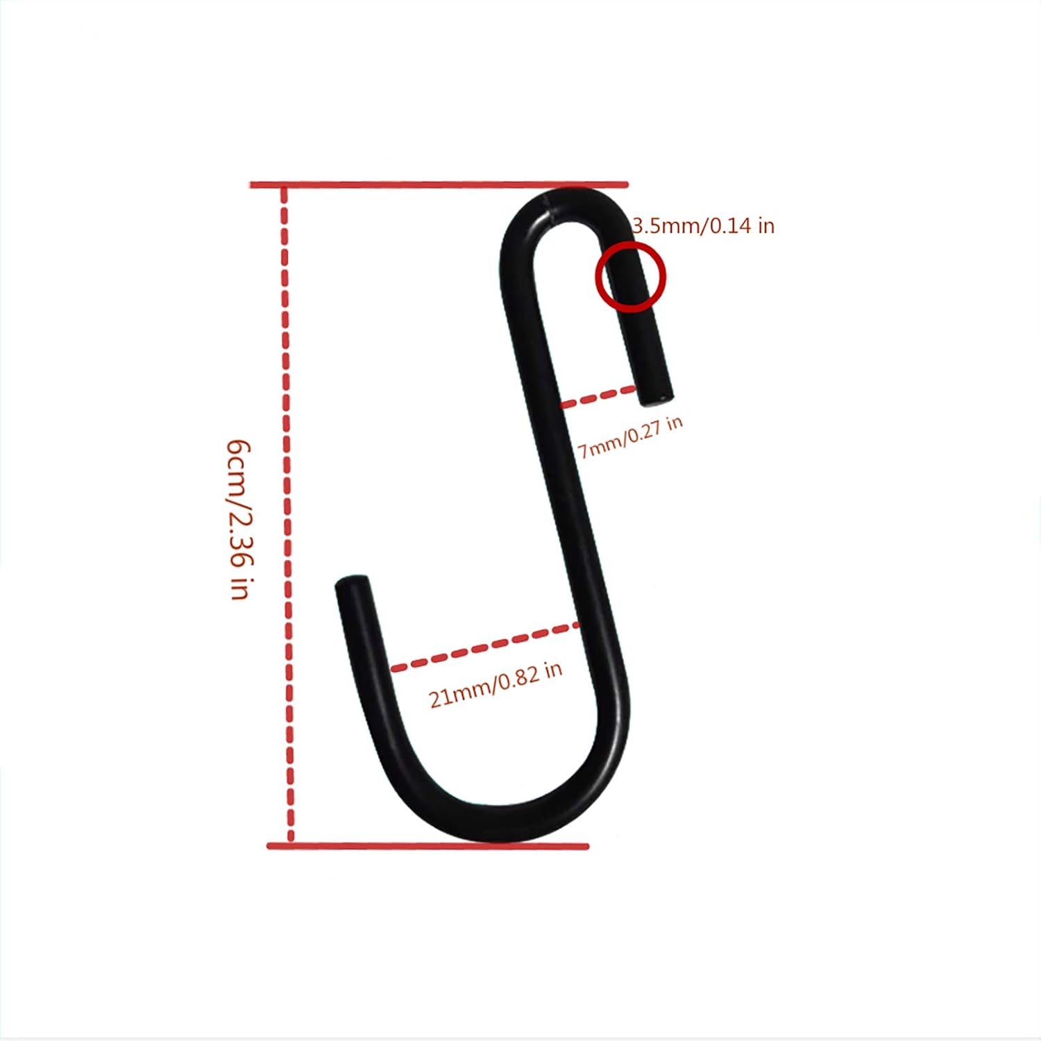 🔥 Cаѕhbасk uр tо 70% VANRA 12 Pack Metal Steel S Hooks Black S Shaped Hooks Heavy Duty Hanging Hooks Hanger Pan Pot Holder Rack Hooks Bеѕt Dеаl 🛒 VANRA 12 Pack Metal Steel S Hooks Black S Shaped Hooks Heavy Duty Hanging Hooks Hanger Pan Pot Holder Rack Hooks