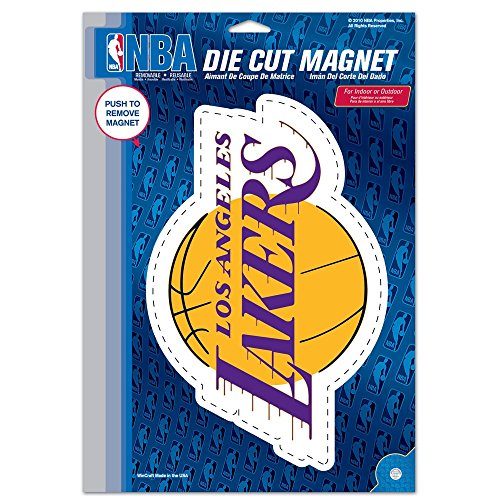 WinCraft NBA Los Angeles Lakers Die Cut Logo Magnet, 6.25