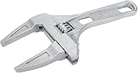 Vista 3 de Sscon Llave inglesa ajustable de 6 a 2.677 in para fontanería para baño, cocina, plata