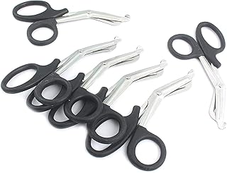 PRECISE CANADA: 6 PCS Paramedic Utility Bandage First AID Stainless Steel Trauma EMT EMS Shears Scissors 7.25