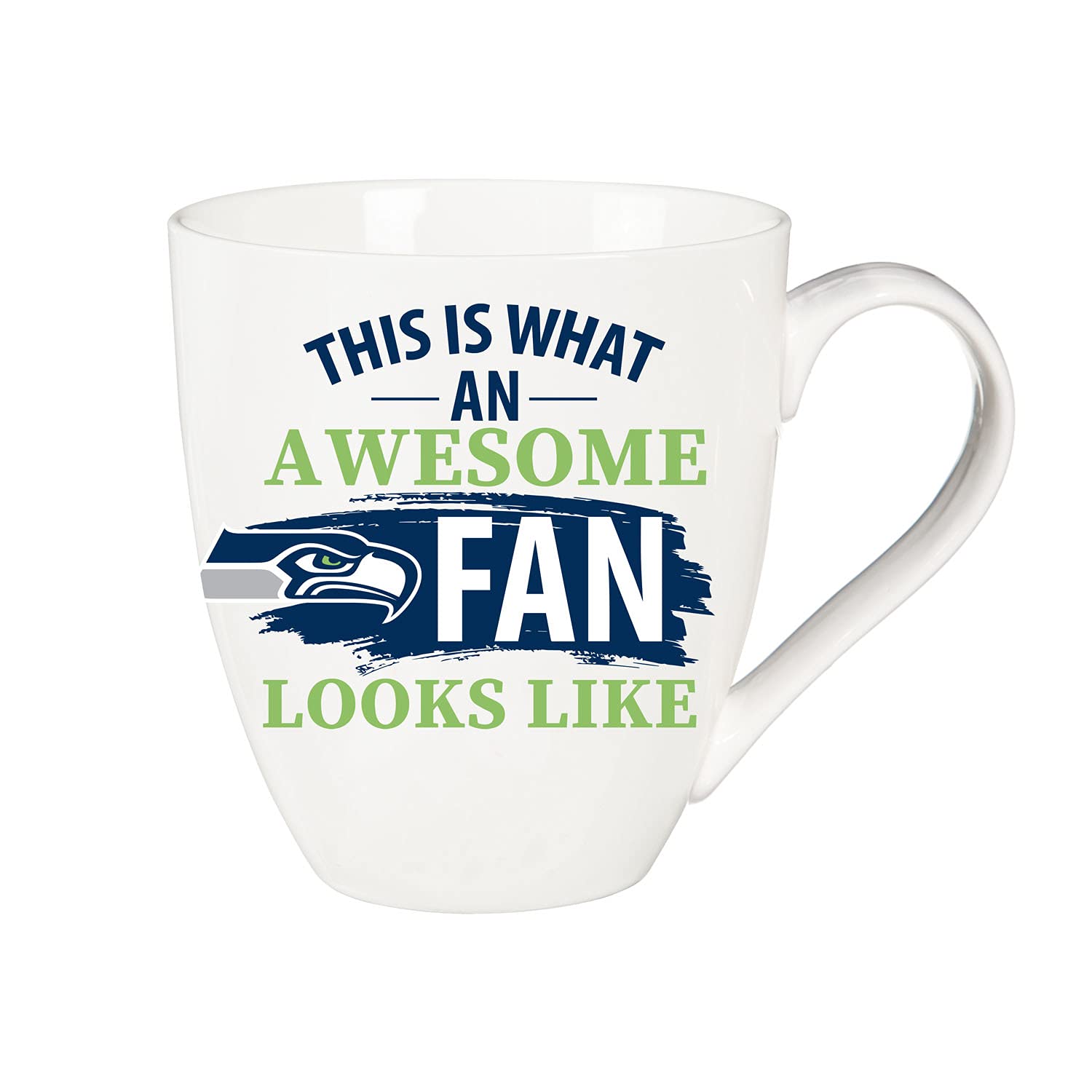 Amazon.com: Team Sports America Seattle Seahawks, Ceramic Cup O'Java 17oz  Gift Set : Sports & Outdoors