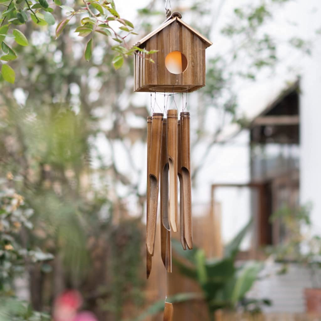 Modernes Windspiel, Terrasse, Bambus-Windspiele Für Outdoor & Indoor Garden Yark Patio Und Home Creative Ornaments Dekoration Gartenornamente
