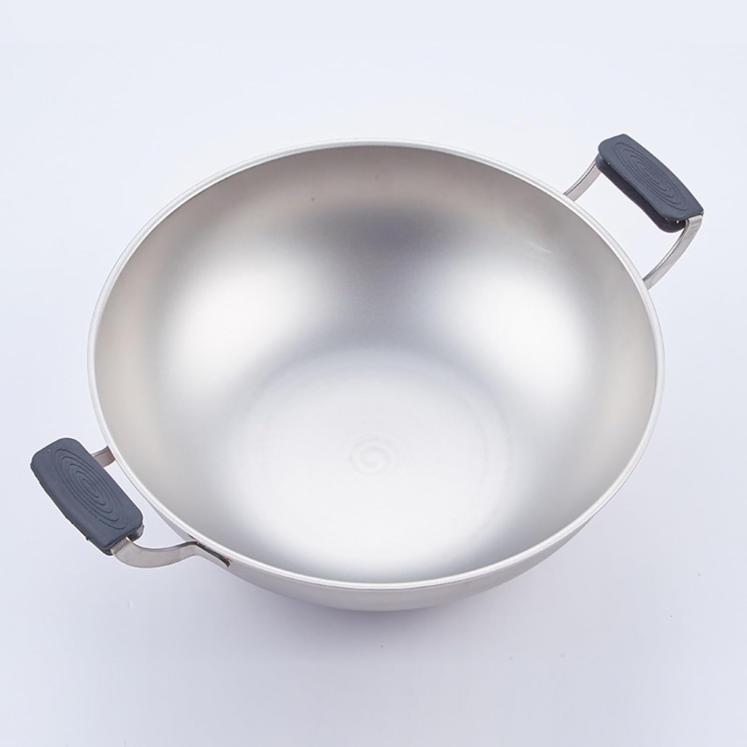 Titanium Pot, Household Cooking Double-Ear Wok Non-Stick Pot Uncoated Pot Lightweight Household Wok, Kitchen Utensils,A-38cm