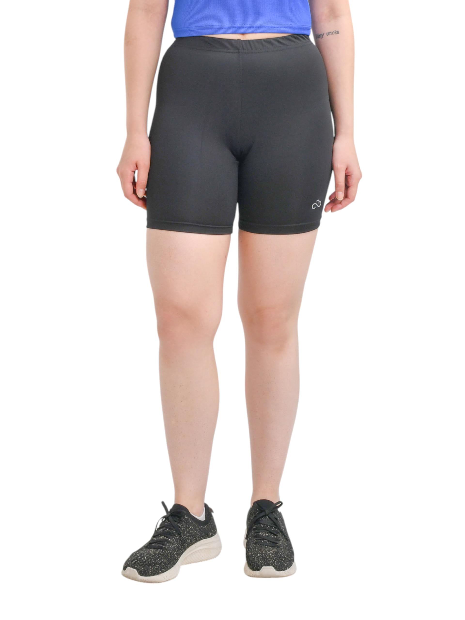 skyknit Women's Athletic Stretch Cycling Shorts-picture-10