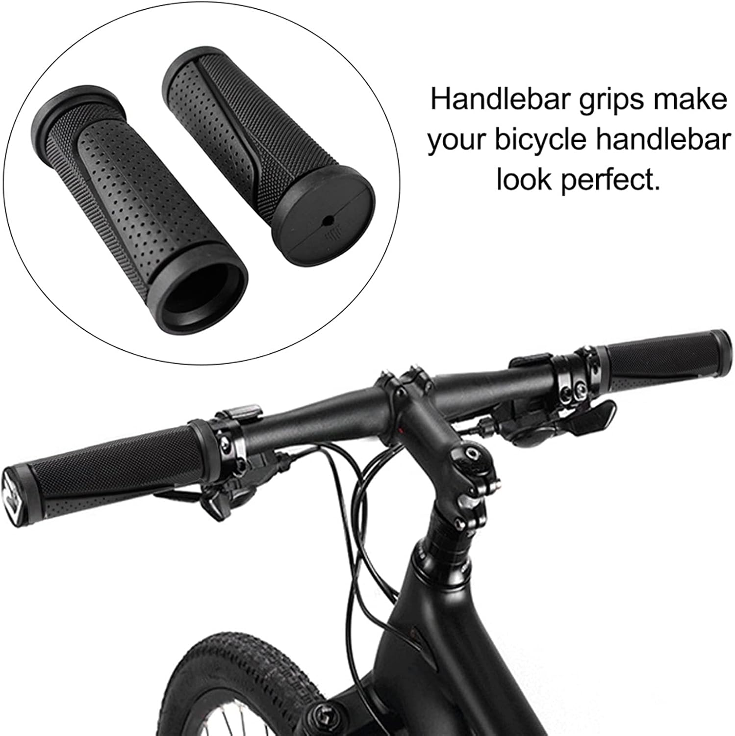 Cycling Bike Handlebar Tape Road Bike Foam Grip Bike Tape，Bike Handlebar Grips Bicycle Grips，Bike Cycle Handlebar Grips，Handlebar 1pair Soft Practical Outdoor Cycling Handle Wraps Shock Absorbing 90mm