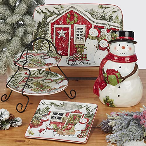Certified International Snowman's Farmhouse 16 Pc. Dinnerware Set, Service for 4 by Certified International - Image 8