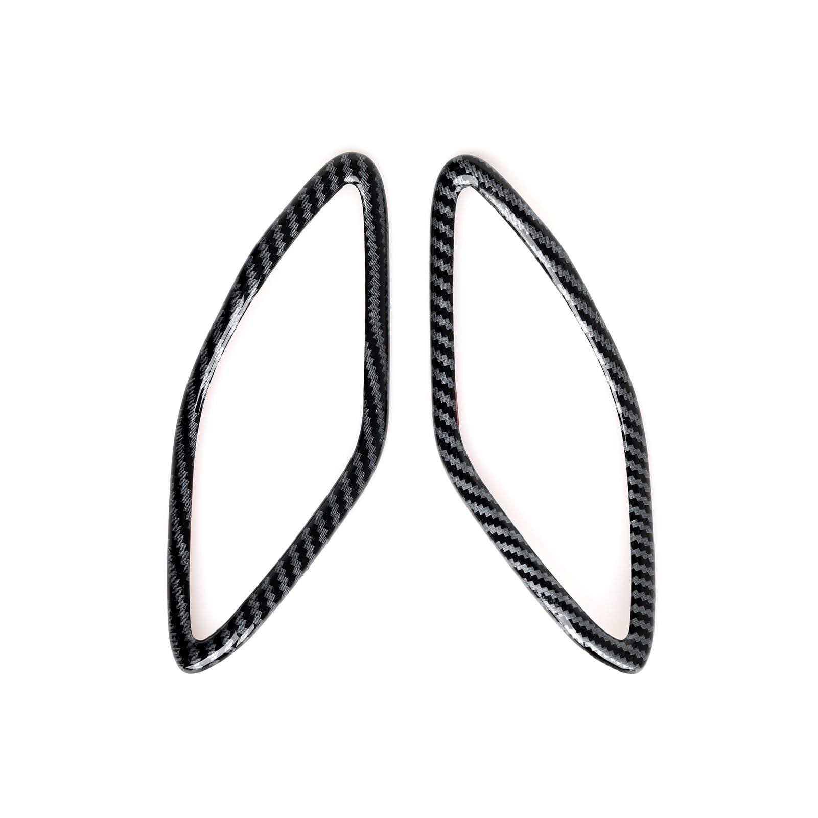 Car Part Car Window Pillar Speaker Cover Decals for H-onda for Civic 11th Gen 2022 2023 Accessories ABS Carbon Fiber Interior Stickers
