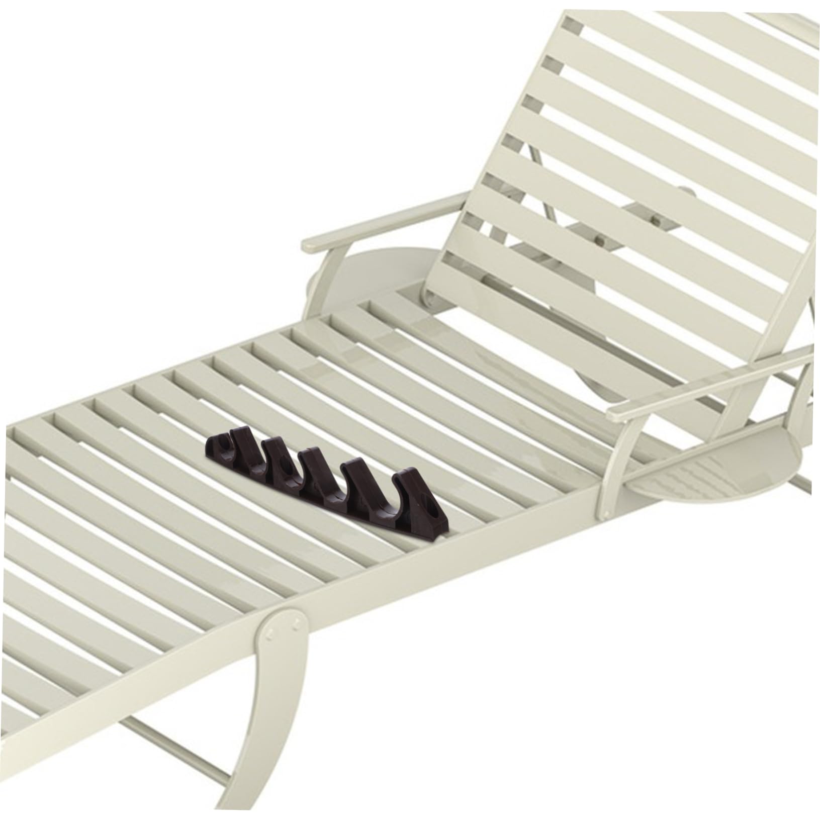 8 Soportes de Nylon para Sillas de Jardín Exterior Diseño de Cinco Dientes y Ajuste de Cinco Posiciones, Resistentes al Clima para Aventuras al Aire Libre