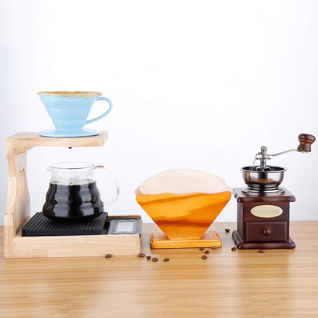 Supporto per filtro caffè in legno - Dispenser magnetico