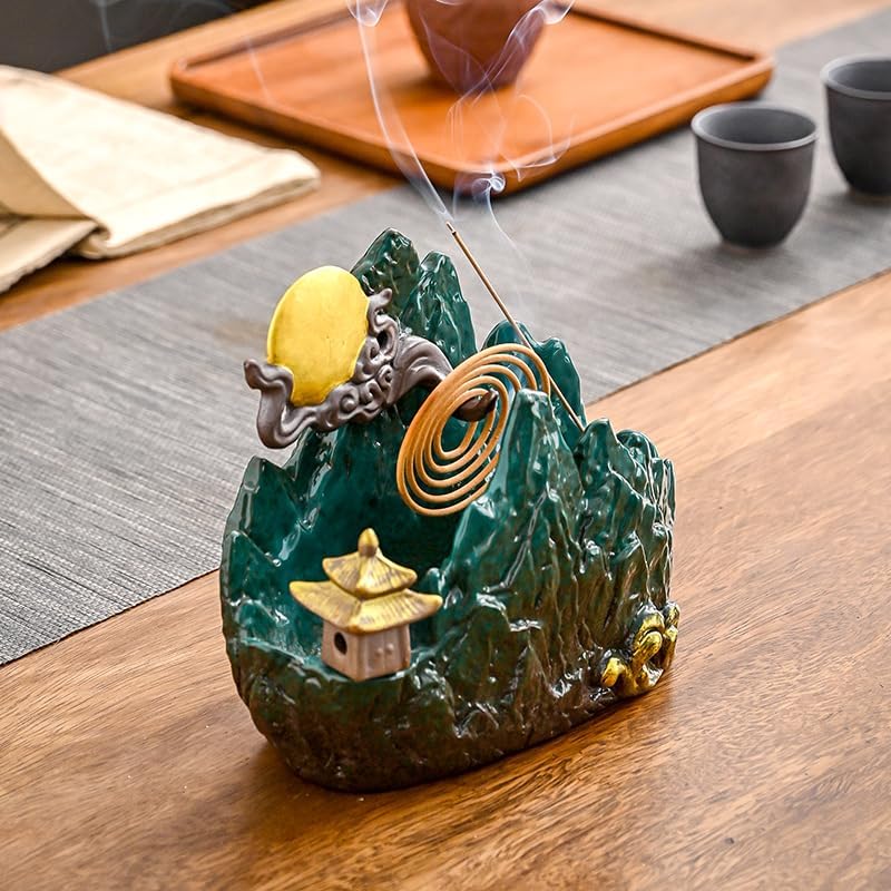 Incense Burner,Incense Stick Holder,Incense Burner Household Incense Burner Incense Holder Ceramic Ornaments Indoor Incense Tray Incense Burner Incense Holder Incense Burner