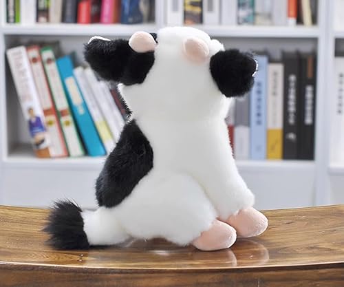 Miniatura 4 de La felpa de la vaca de 8 pulgadas juega la muñeca animal de la vaca de los juguetes de