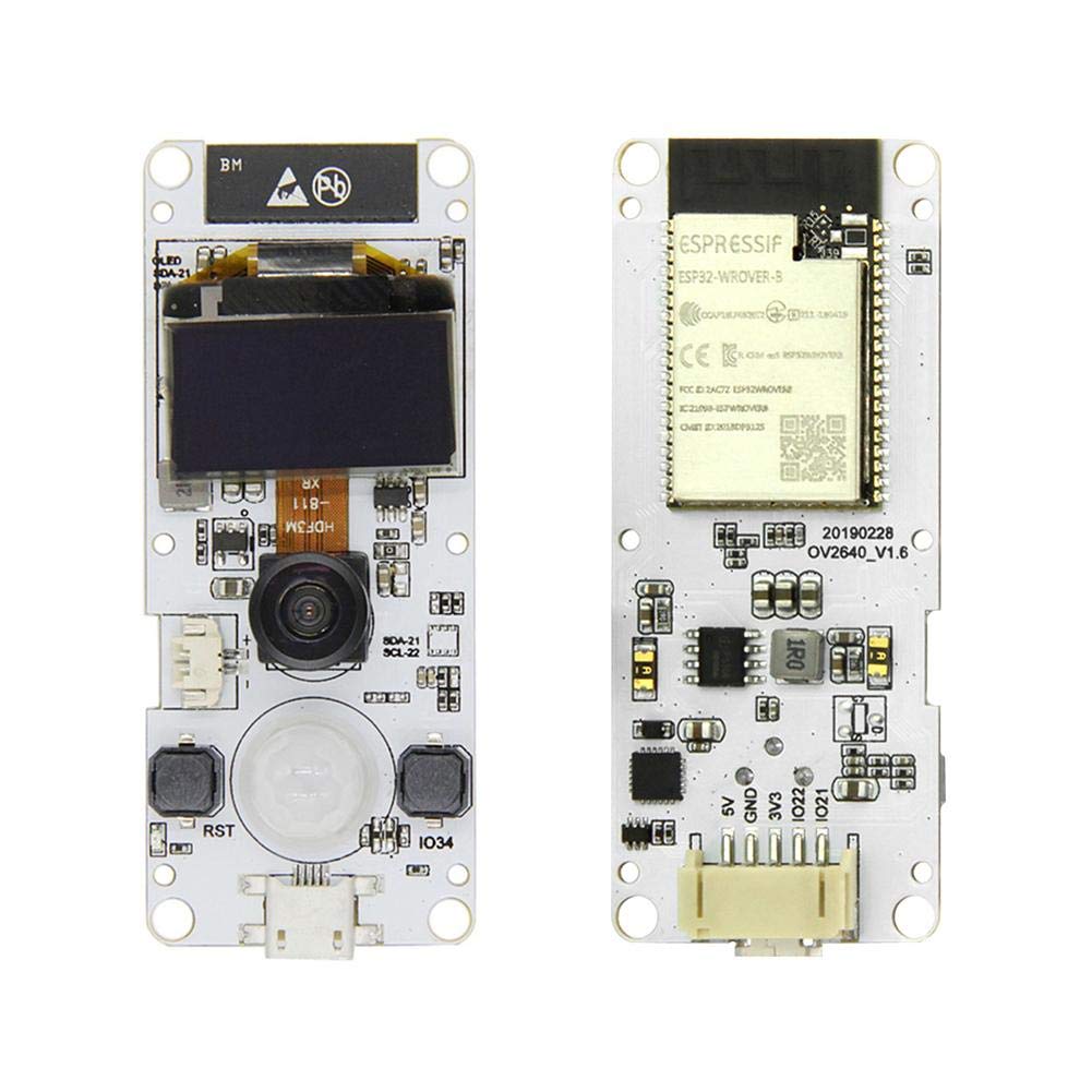 Camera Module for T-Camera ESP32 WROVER PSRAM ESP32-WROVER-B OV2640 OLED PIR Grove Port Mini Camera Board with Mic