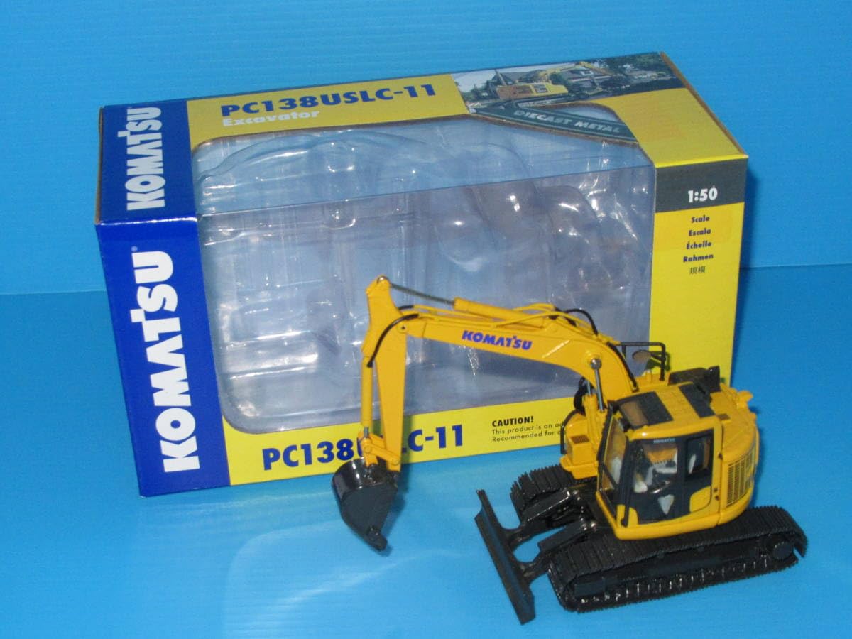 Amazon.co.jp: KOMATSU コマツ 建機ダイキャストモデル PC138USLC‐11 