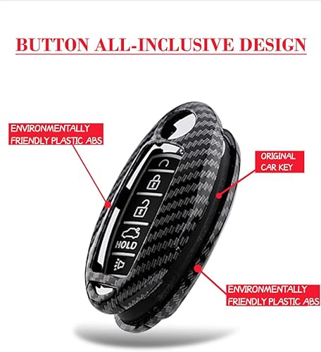 Miniatura 3 de ontto Funda para llavero de coche para Nissan X-Trail Rogue Altima Quest Patrol CIMA Armada Teana Murano Control remoto inteligente