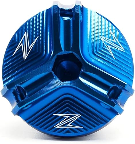 Engine Oil Cap Compatible With Z900 Z800 Z650 Z1000 Z1000SX 2022 Motorcycle CNC M20*2.5 Oil Filler Screw Cover Plug Accessories (Color  Blue, Size