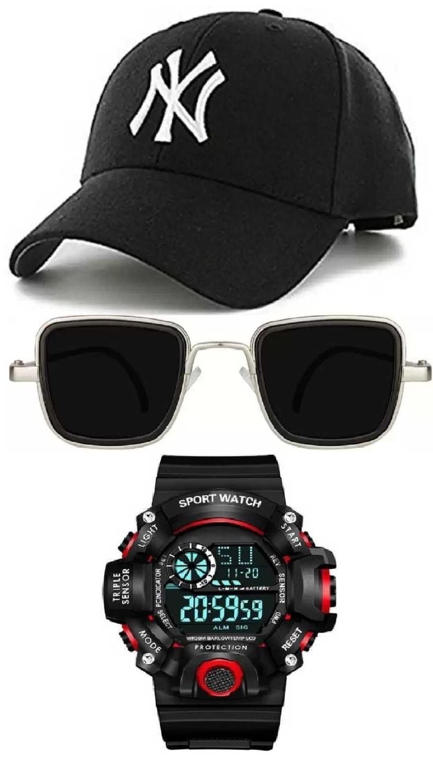 SELLORIA Brand Digital Mens Watch Multi Dial Kids Wrist Watch for Boys & Girls (Black) Watch for Boys [7-30 Years] (B09J97PDN7) Amazon Price History, Amazon Price Tracker