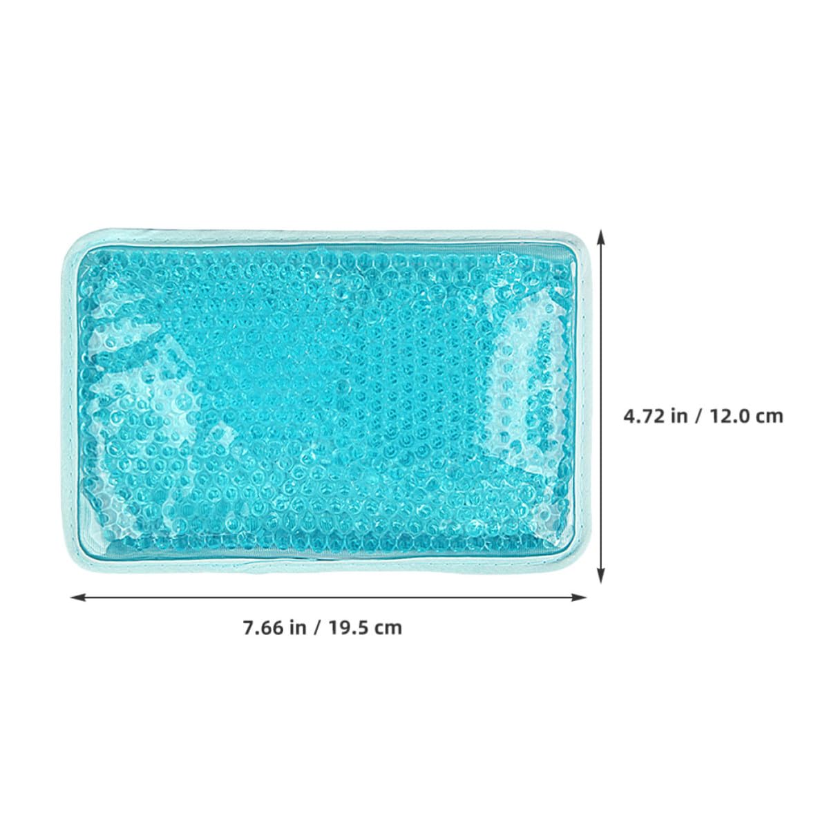 CLISPEED Impacco Gel Riutilizzabile in Pvc e Cristallo 3 per Calda e Fredda Cinturino Morbido e Confortevole per Spalle e Vita