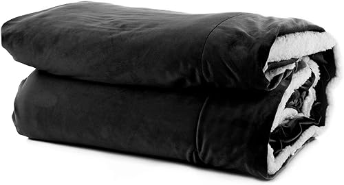 Miniatura 8 de Mintra Home Sherpa - Manta de franela súper suave (azul oscuro, 86 x 94 pulgadas (talla XL)) Azul Oscuro,Negro,Camel,Rosa empolvada,2-Gris