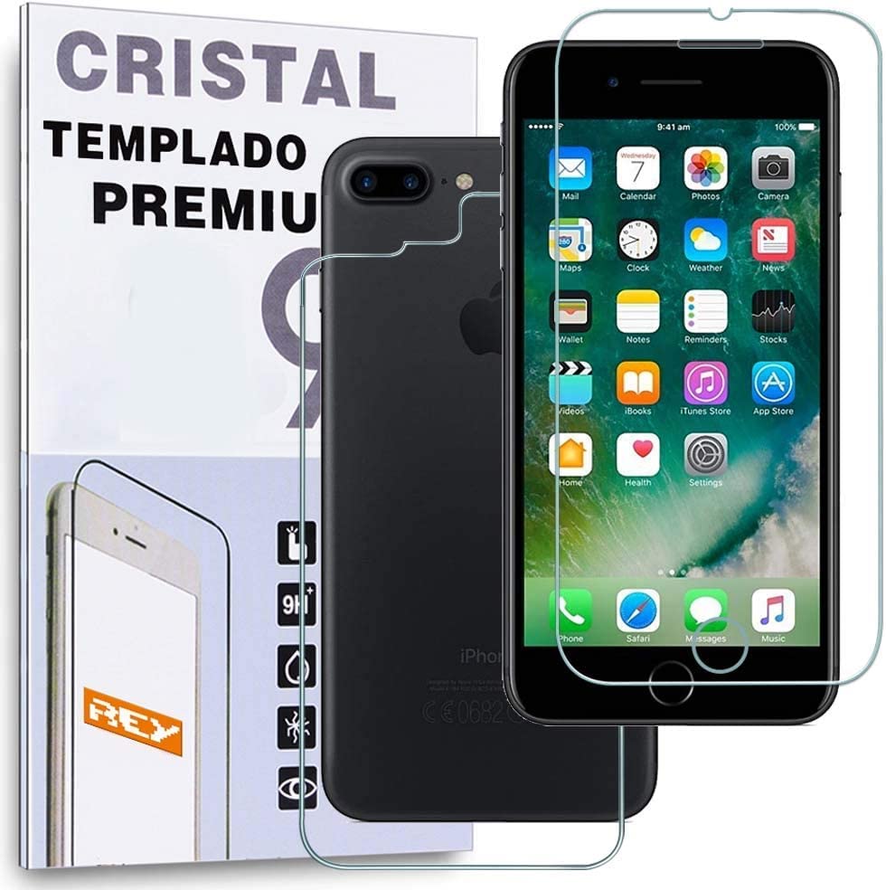 Protector Cristal Templado Iphone 7 Plus Marca REY