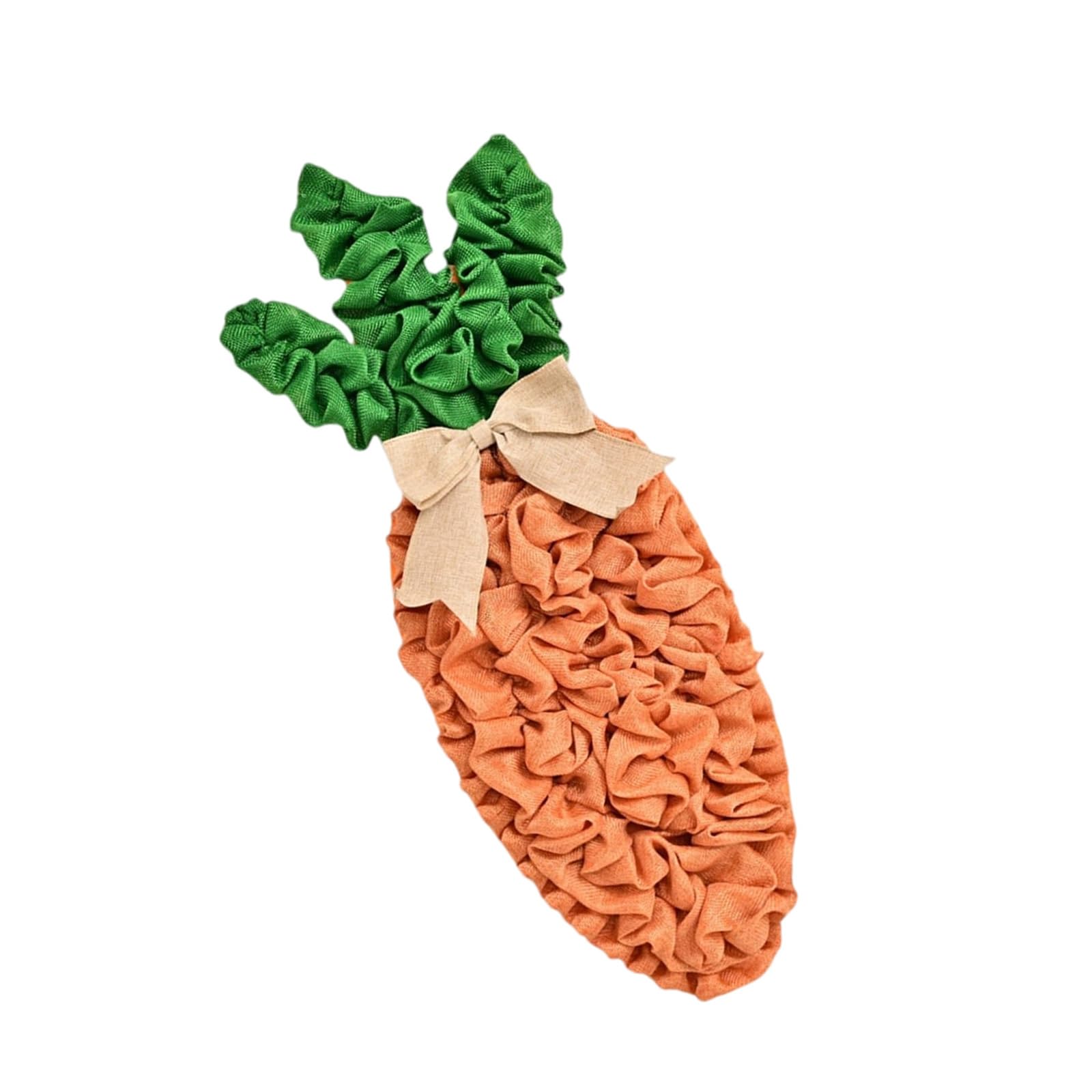 Klynovalu Wreath Door Hanging Decoration Artificial Fabric Wreath Carrot for Front Door Porch Indoor and Outdoor Spring Centerpieces