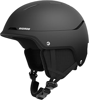Skihelm, Skihelme Herren Damen Jugendliche Größenverstellbar,Warme Flusen-Ohrpolster Snowboardhelm,Leichter Ski Helm mit Verstellbarem Belüftungssystem,Kompatibel mit Einer Skibrille