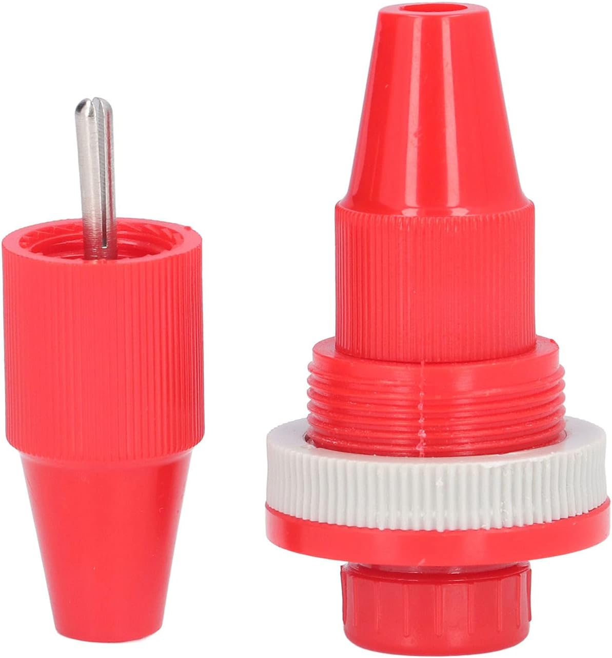 Binding Post Plug Socket Set Efficient High Conductivity Silver Alloy Terminal Clear Threads ABS Material