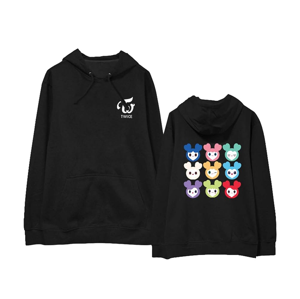 Amazon.com: Xkpopfans TWICE Hoodie Member Cartoon LOVELYS