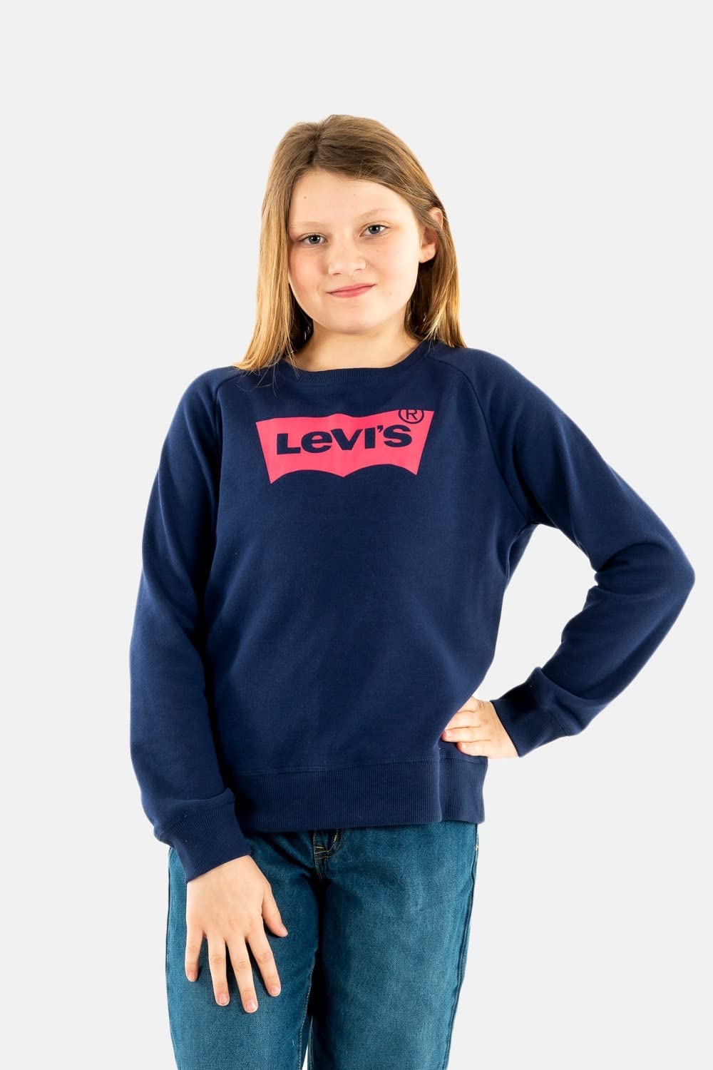 Levi's Sudadera Bebé-Niñas Logo Crew