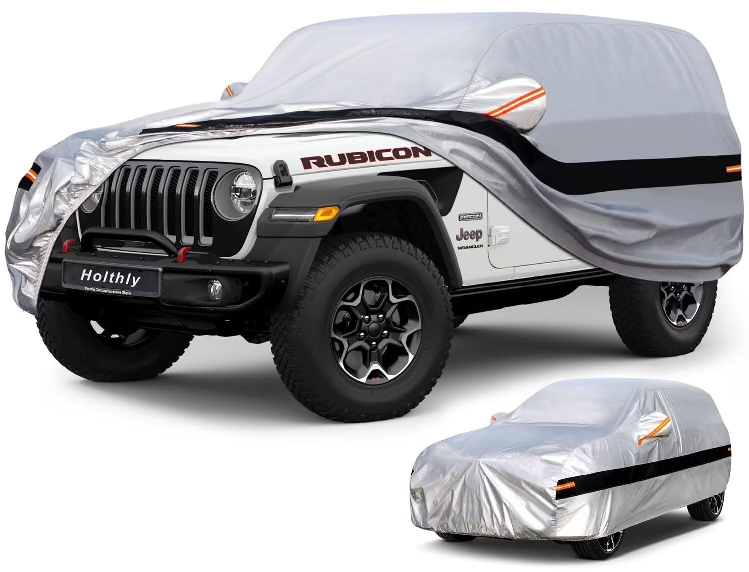 10-warstwowy pokrowiec samochodowy, dopasowany do Jeep Wrangler, 2-drzwiowy, 2dr, wodoodporny, na każdą pogodę, do samochodów, na zewnątrz, pełna osłona, ochrona przed słońcem, kurzem