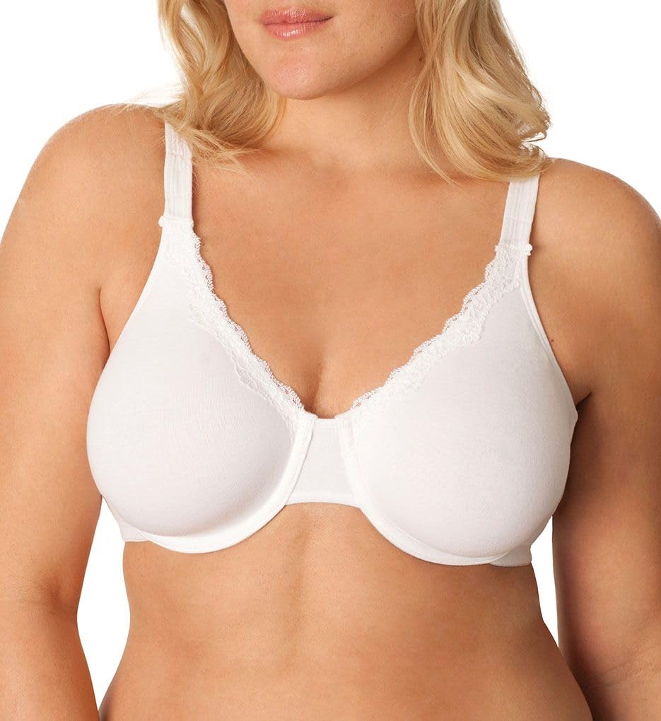 Fruit of the Loom Women’s Cotton Stretch Unlined Underwire Bra, Multipack
