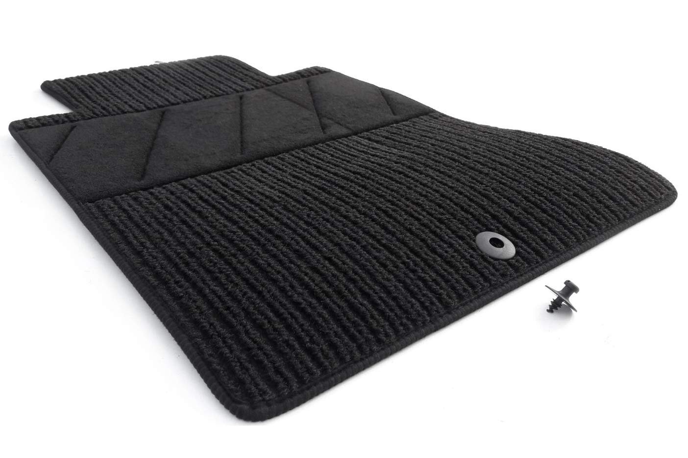 Original Mercedes Automatten 4-teilig Rips Fußmatten Für Mercedes Benz W124 Coupe C124 E-Klasse GRAU NEU Passgenaue Innenausstattung W124 1985-1995