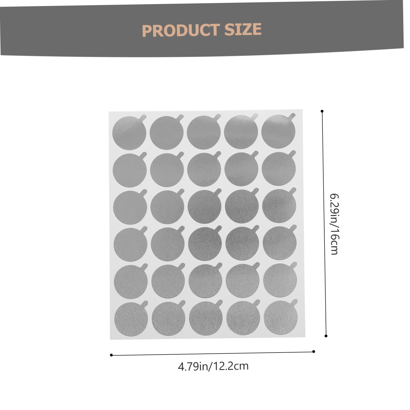 FOMIYES 900pcs Eyelash Grafting Pad Tin Foil Gasket Lash Extension Supplies for Salon