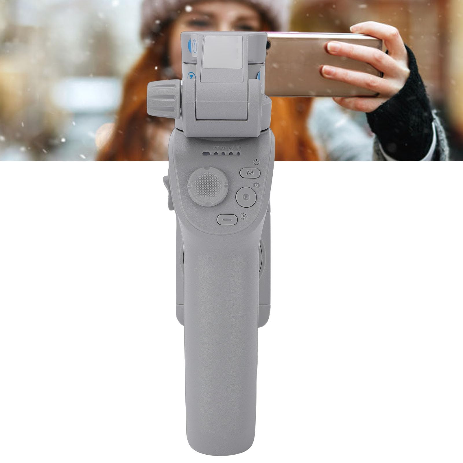Estabilizador de Teléfono de 3 Ejes Estabilizador Profesional Antivibración Vlogging para Grabación de Video, Palo Selfie Plegable Portátil para Viajeros y Creadores